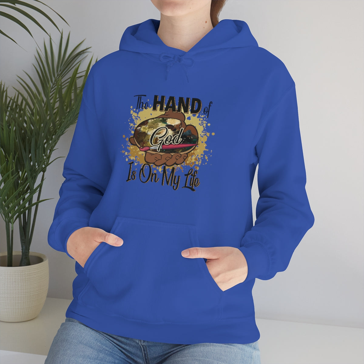 Unisex Heavy Blend™ Hooded Sweatshirt HOG Splash Navy