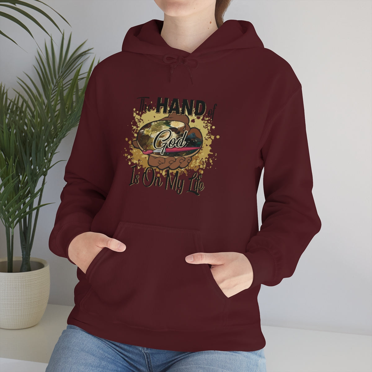 Unisex Heavy Blend™ Hooded Sweatshirt HOG Splash Navy