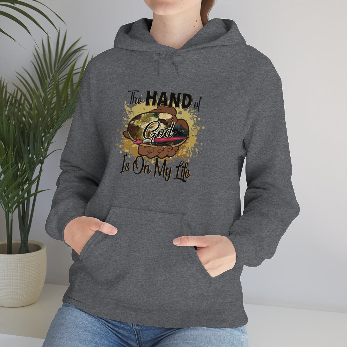 Unisex Heavy Blend™ Hooded Sweatshirt HOG Splash Navy