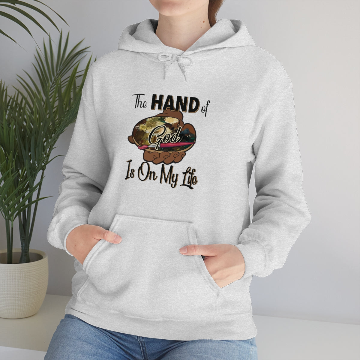 Unisex Heavy Blend™ Hooded Sweatshirt HOG Ash - Size S to 5XL