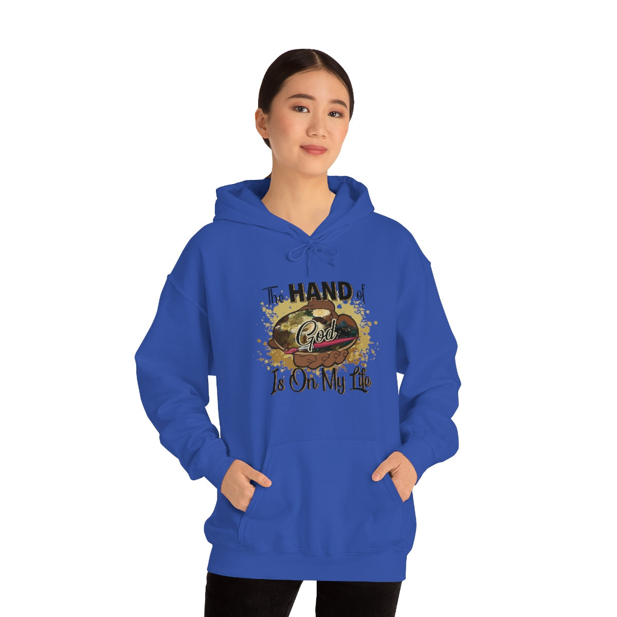 Unisex Heavy Blend™ Hooded Sweatshirt HOG Splash Navy