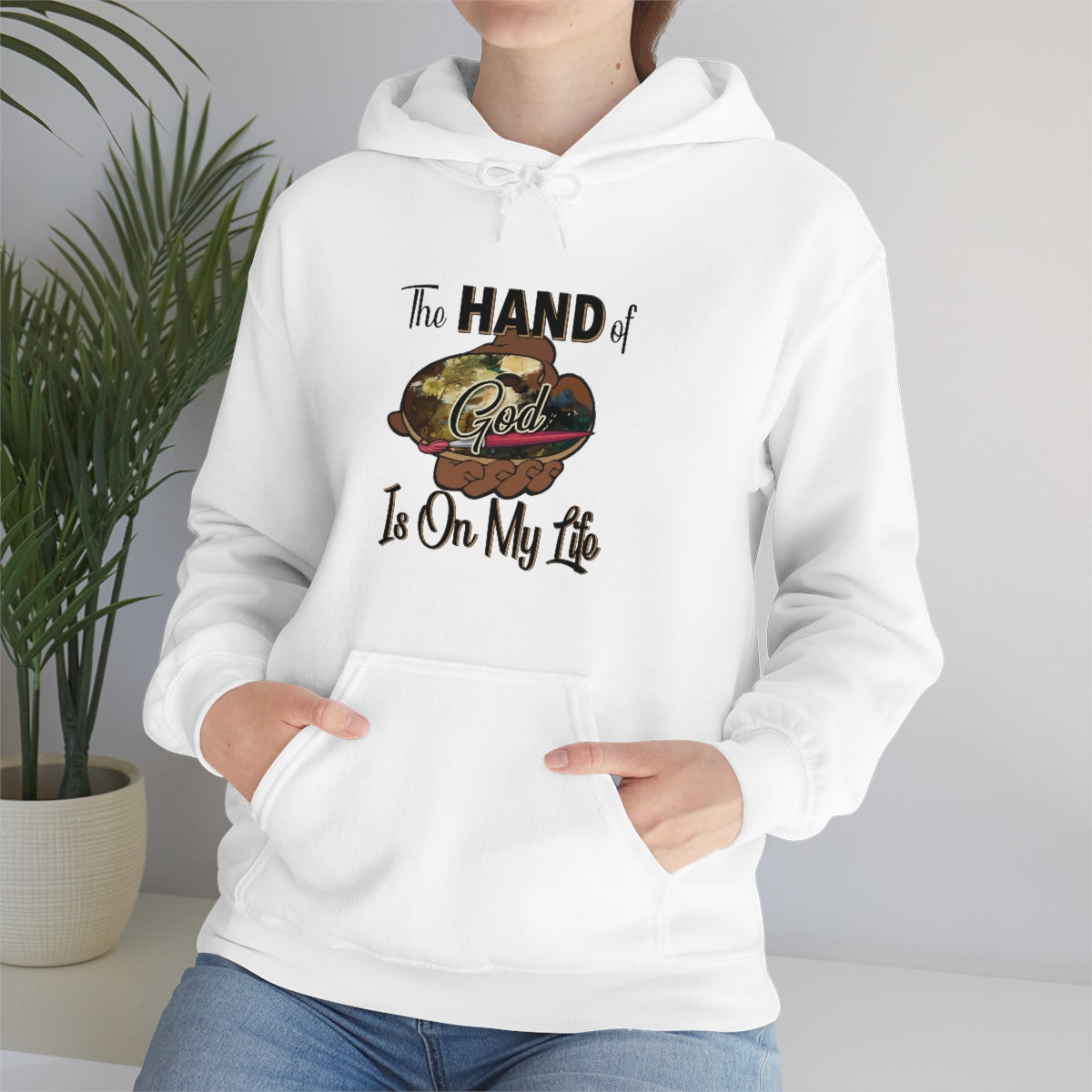 Unisex Heavy Blend™ Hooded Sweatshirt HOG White