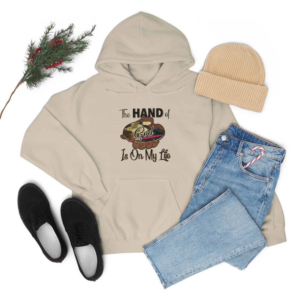 Unisex Heavy Blend™ Hooded Sweatshirt HOG Sand