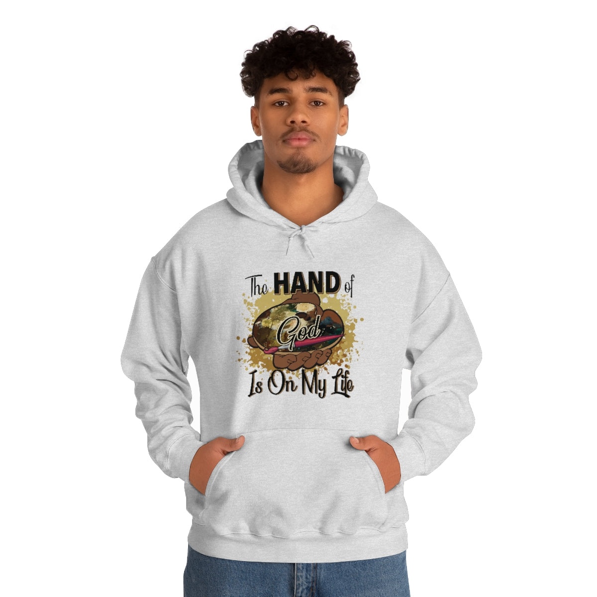 Unisex Heavy Blend™ Hooded Sweatshirt HOG Splash Navy