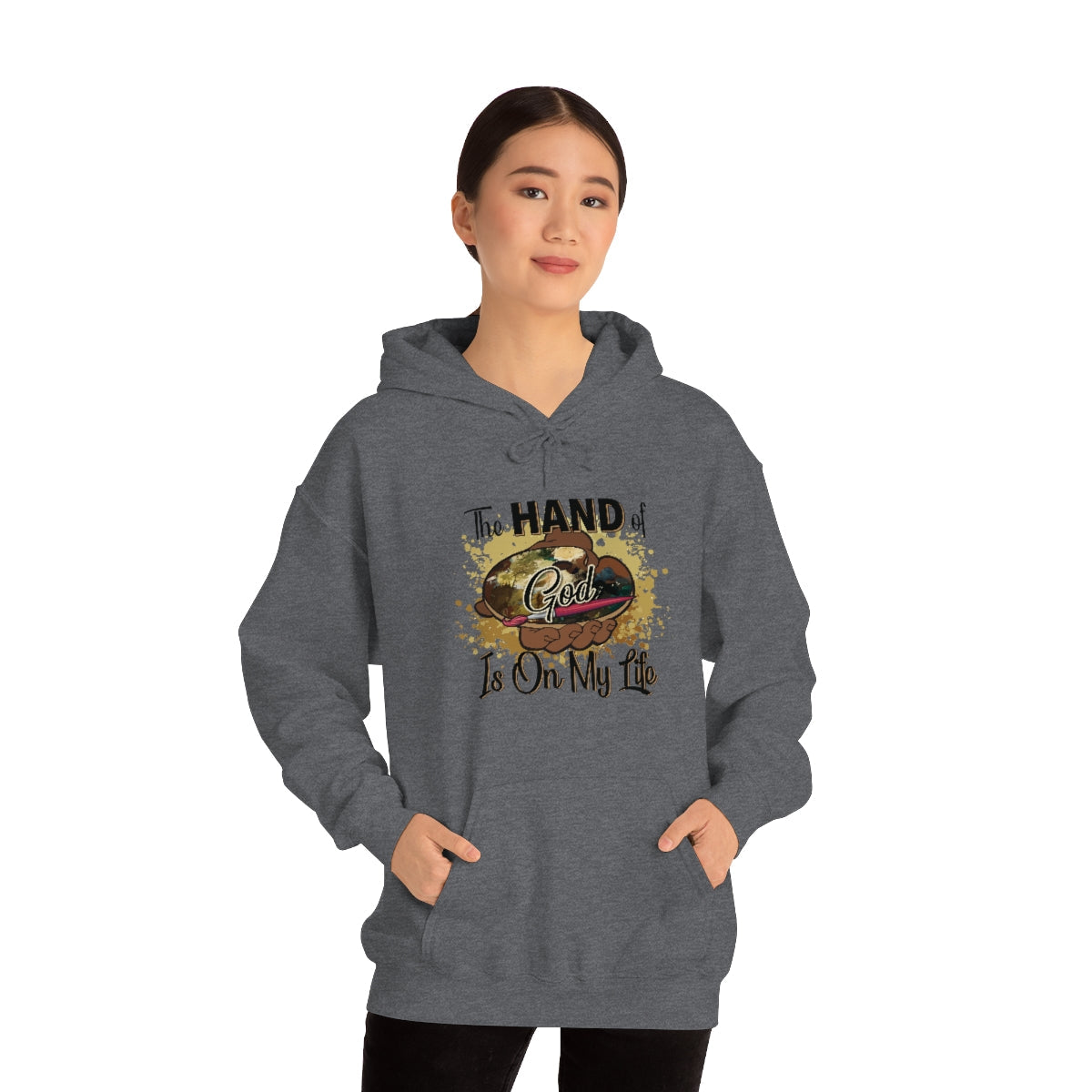 Unisex Heavy Blend™ Hooded Sweatshirt HOG Splash Navy