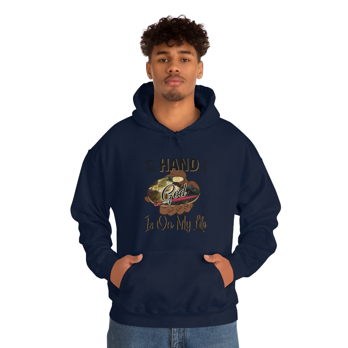 Unisex Heavy Blend™ Hooded Sweatshirt HOG Navy