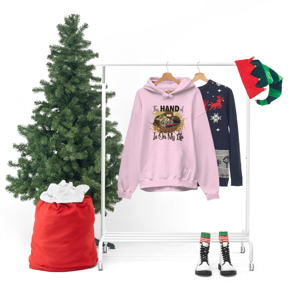 Unisex Heavy Blend™ Hooded Sweatshirt HOG Splash Light Pink