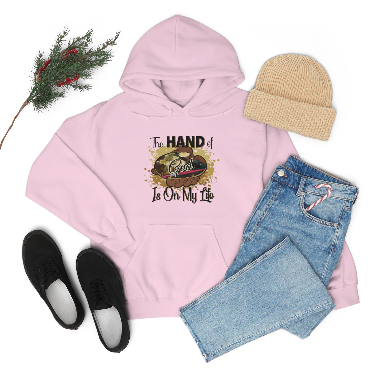Unisex Heavy Blend™ Hooded Sweatshirt HOG Splash Light Pink