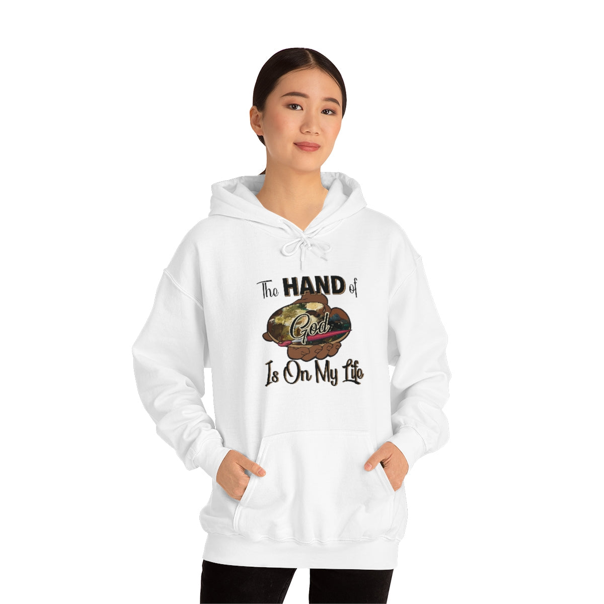 Unisex Heavy Blend™ Hooded Sweatshirt HOG White