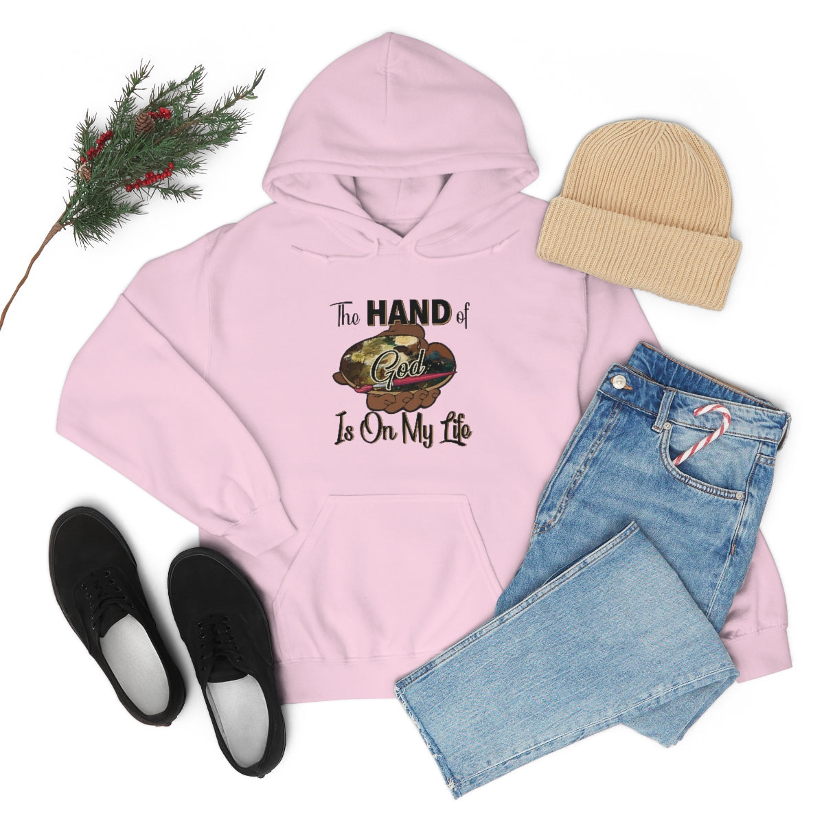 Unisex Heavy Blend™ Hooded Sweatshirt HOG Light Pink