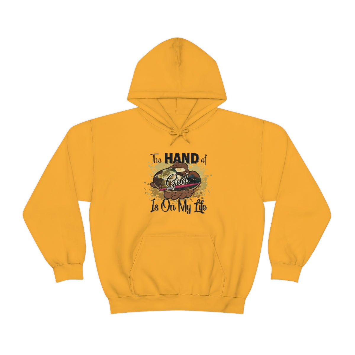 Unisex Heavy Blend™ Hooded Sweatshirt HOG Splash Gold