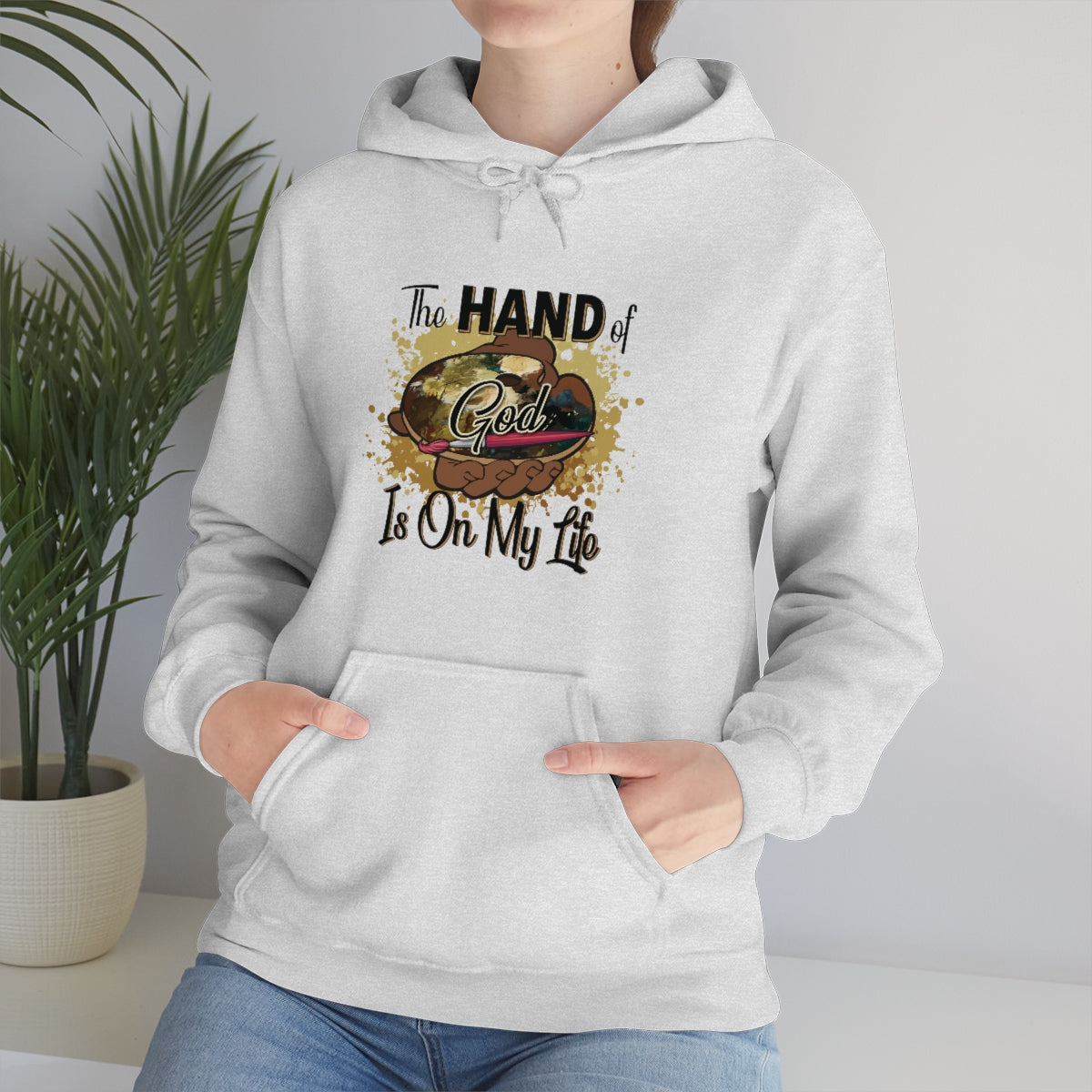 Unisex Heavy Blend™ Hooded Sweatshirt HOG Splash Navy