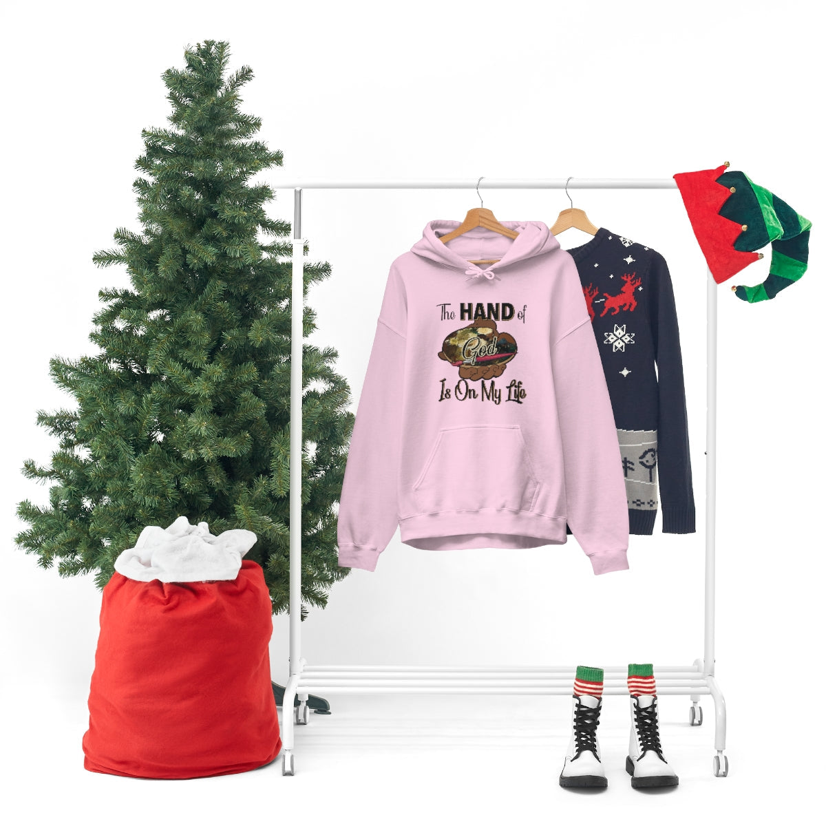 Unisex Heavy Blend™ Hooded Sweatshirt HOG Light Pink