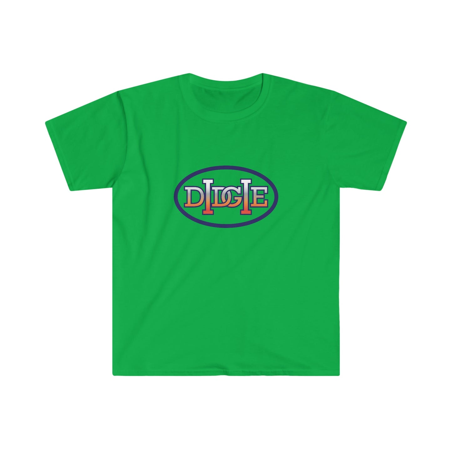 Unisex Softstyle T-Shirt DIDGIE Gradient Irish Green