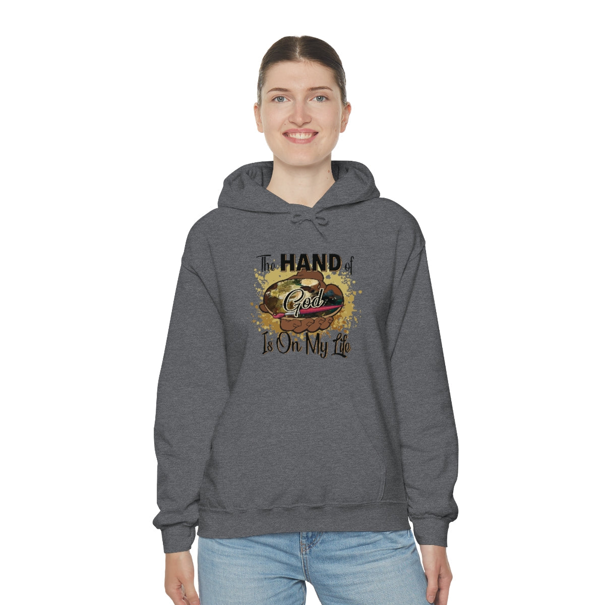 Unisex Heavy Blend™ Hooded Sweatshirt HOG Splash Navy