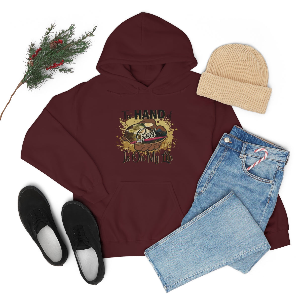 Unisex Heavy Blend™ Hooded Sweatshirt HOG Splash Navy