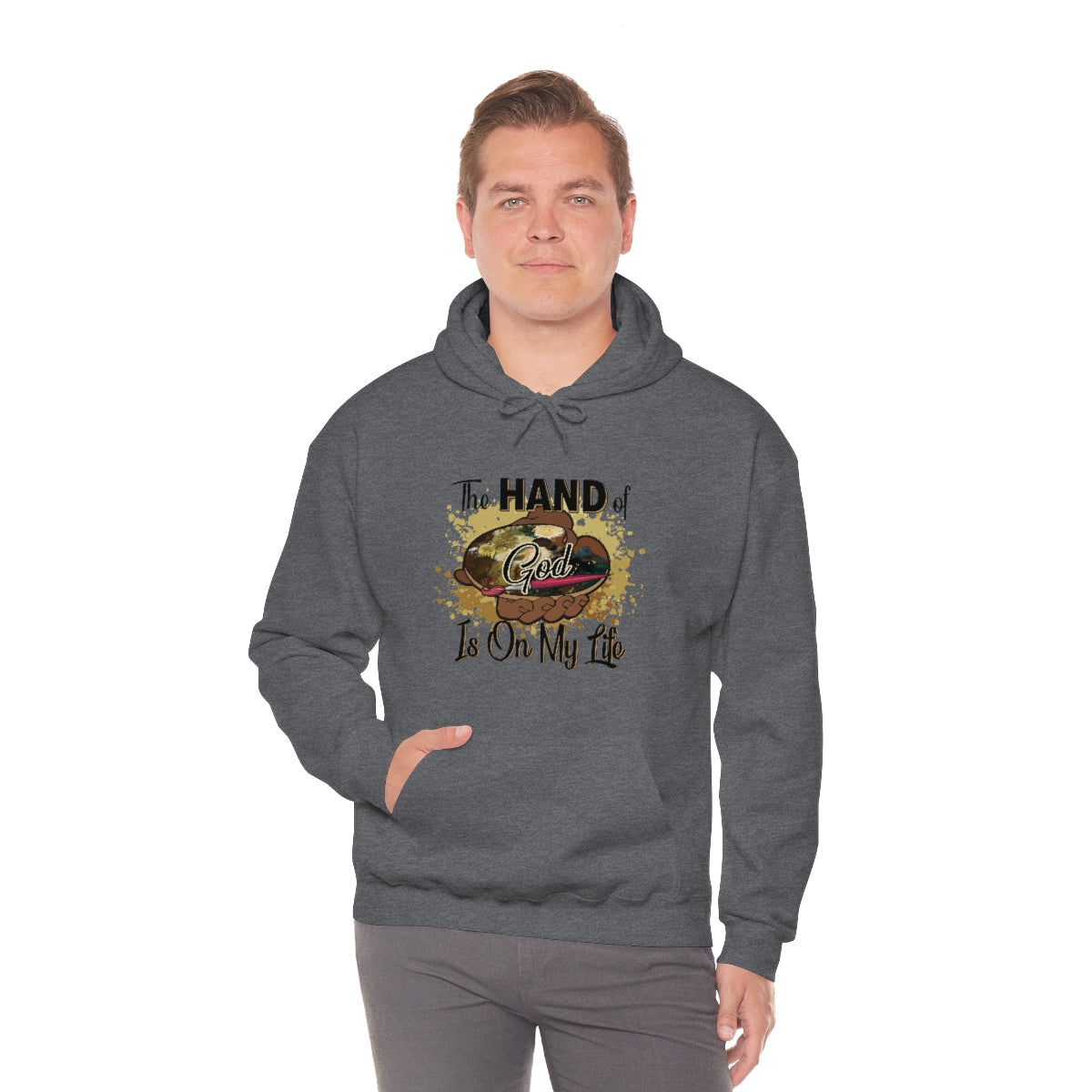Unisex Heavy Blend™ Hooded Sweatshirt HOG Splash Navy