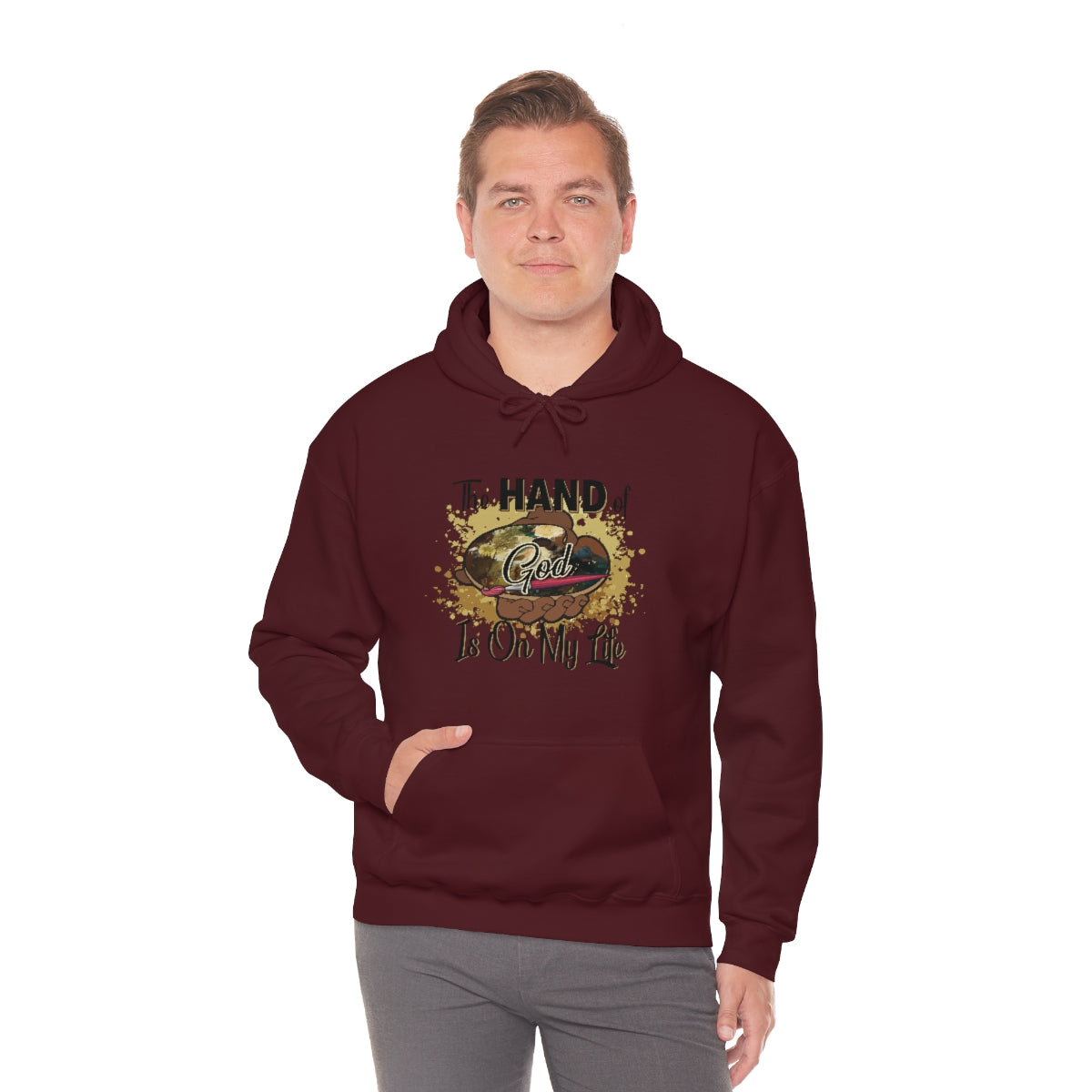 Unisex Heavy Blend™ Hooded Sweatshirt HOG Splash Navy