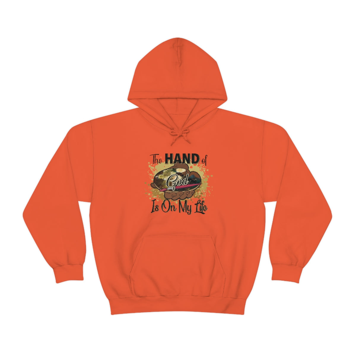 Unisex Heavy Blend™ Hooded Sweatshirt HOG Splash Orange