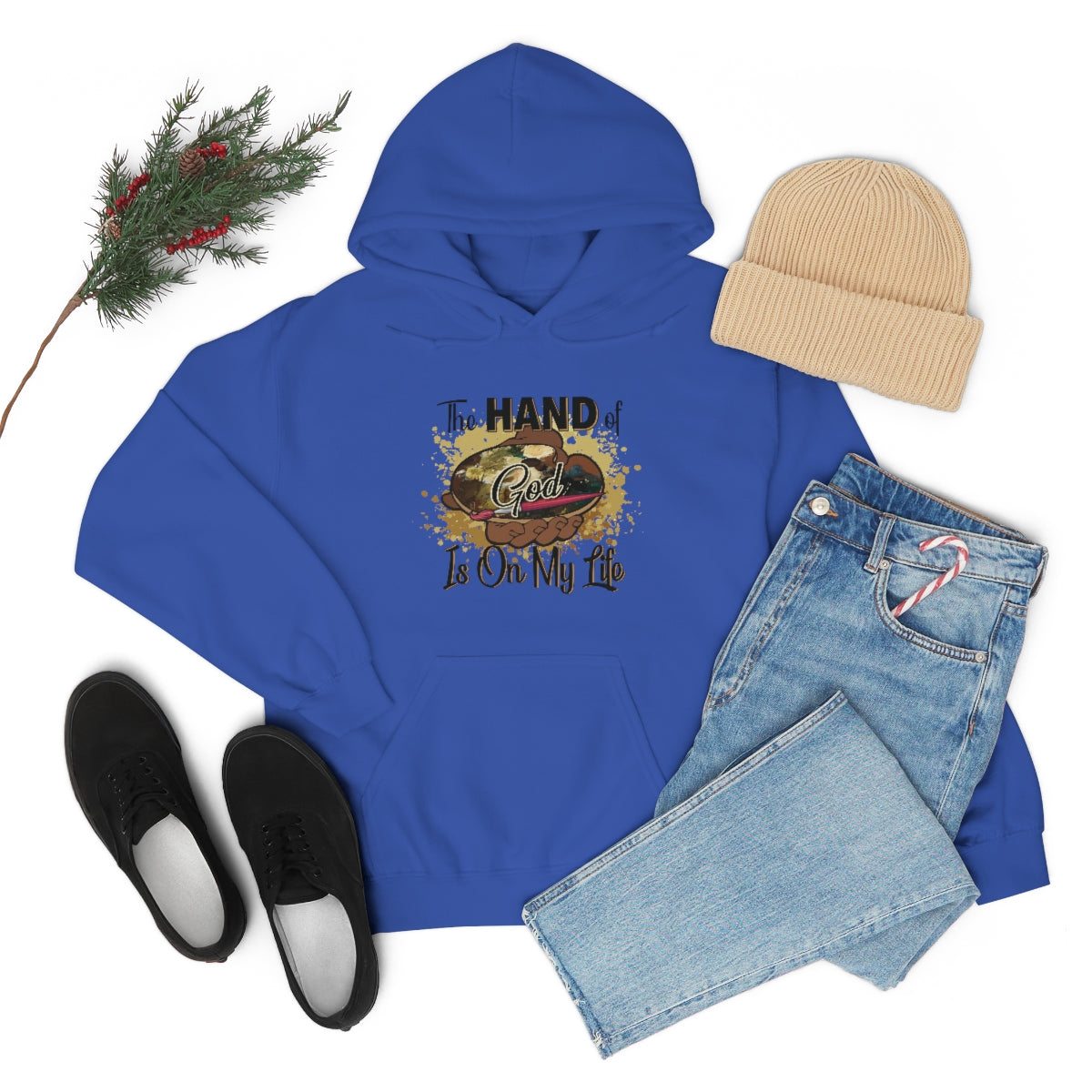 Unisex Heavy Blend™ Hooded Sweatshirt HOG Splash Royal