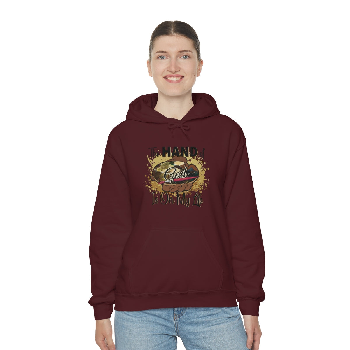 Unisex Heavy Blend™ Hooded Sweatshirt HOG Splash Navy