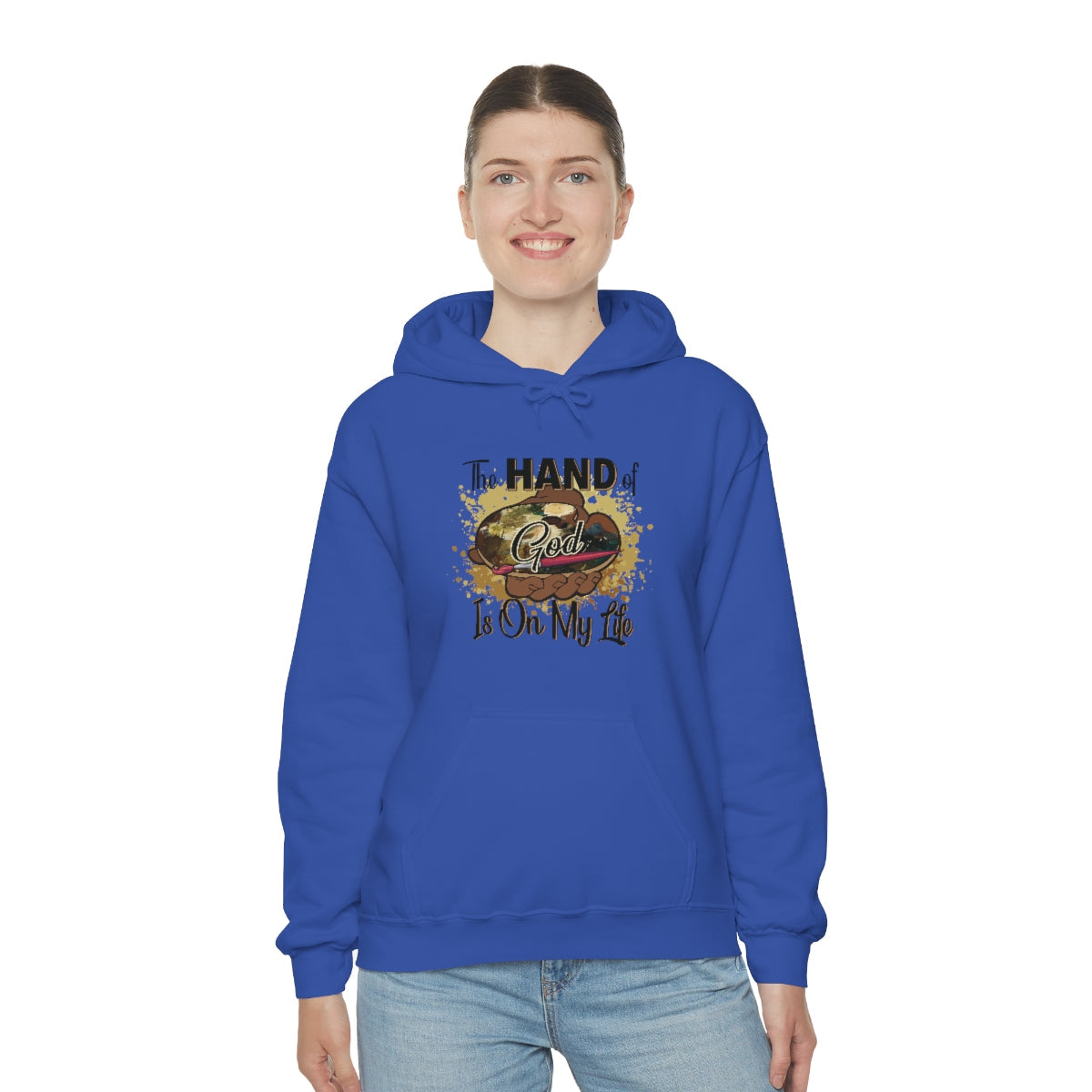 Unisex Heavy Blend™ Hooded Sweatshirt HOG Splash Navy