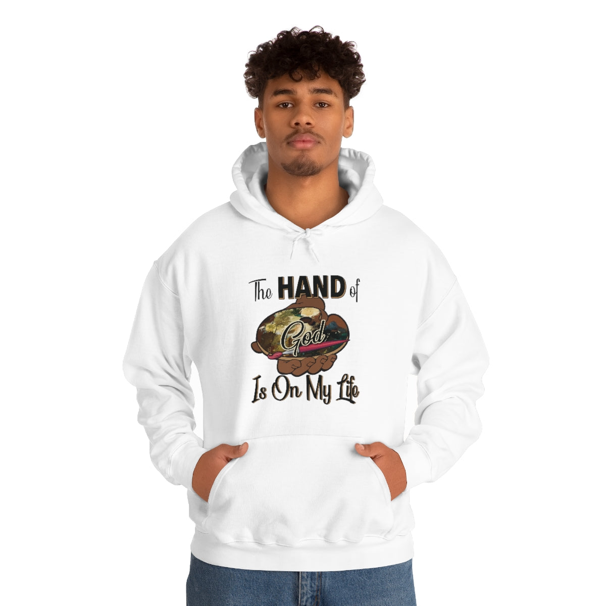 Unisex Heavy Blend™ Hooded Sweatshirt HOG White