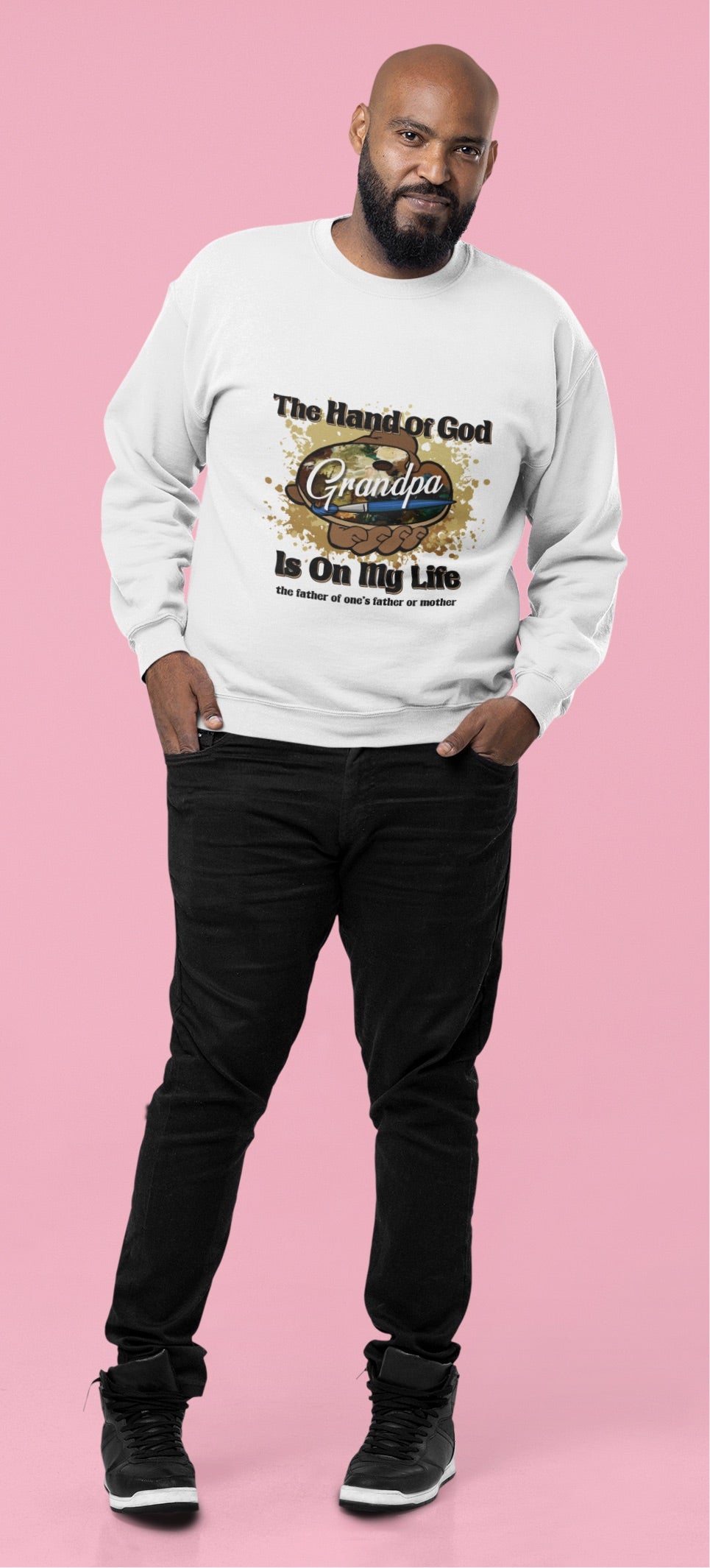 Unisex Heavy Blend™ Crewneck Sweatshirt - HOG Grandpa - 11 Colors